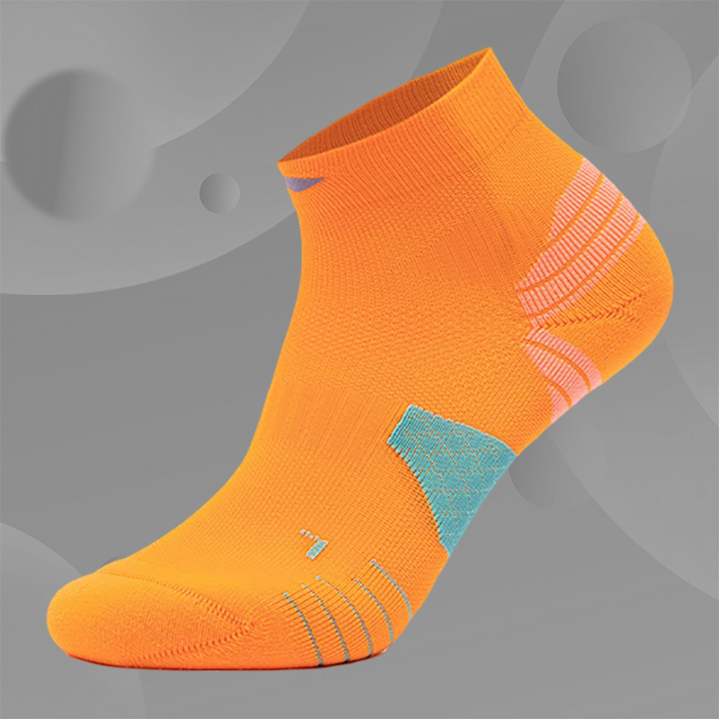 Lining/李宁正品跑步系列男女同款透气短筒运动袜AWST103