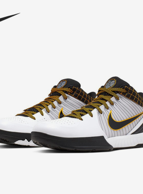Nike/耐克正品Zoom Kobe 4男士防滑耐磨实战篮球鞋AV6339-101