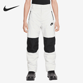 耐克正品 冬新款 大童运动拼接直筒梭织长裤 Nike HV1604 133