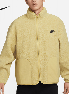 Nike/耐克正品新款男士宽松字母印花立领长袖外套FB8387-720