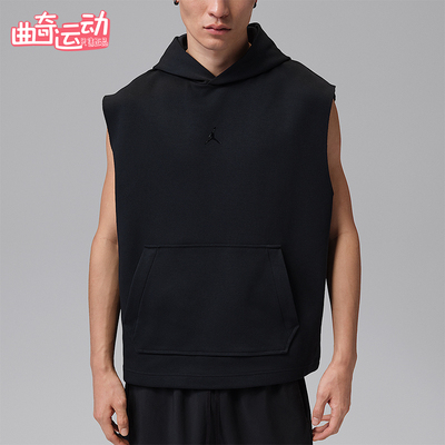Nike/耐克正品夏季JORDAN男士简约运动套头连帽无袖T恤IF3796-010