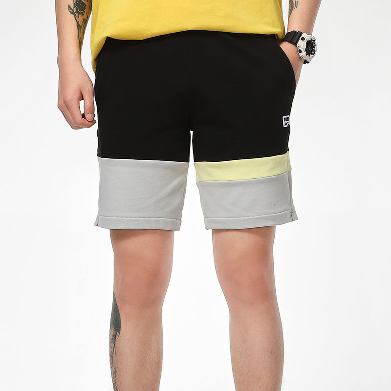 Puma/彪马正品男子健身训练运动休闲透气撞色短裤 531304-75