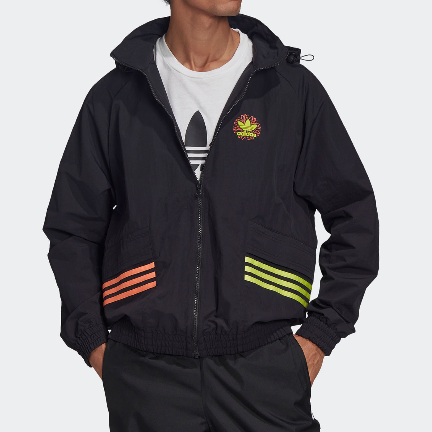 阿迪达斯三叶草男子运动夹克外套