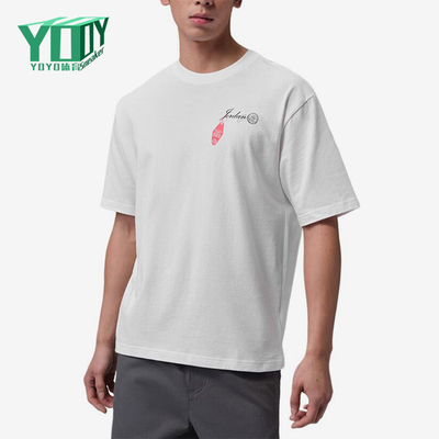 Nike/耐克正品JORDANAirFlight新款男白色经典短袖T恤IF3164-100