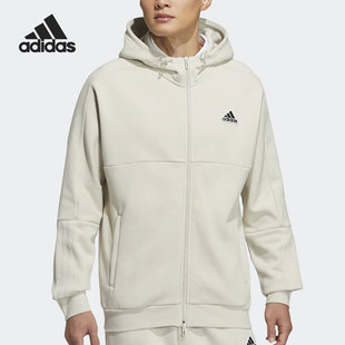 男子舒适连帽运动休闲夹克外套 HG1833 阿迪达斯正品 Adidas