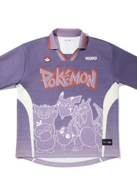 李宁正品宝可梦联名系列男子宽松潮流休闲干爽透气短袖T恤AAEV045