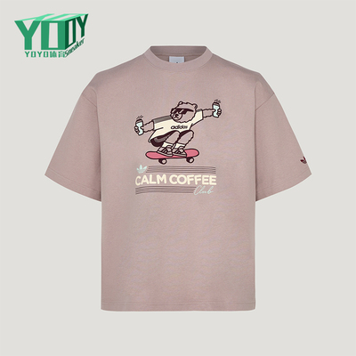 Adidas/阿迪达斯正品三叶草男女经典宽松时尚舒适短袖T恤KY5740