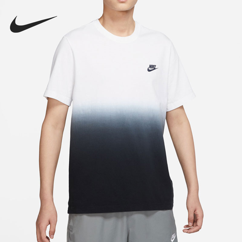 Nike/耐克正品夏季男子运动休闲渐变圆领短袖T恤DR7824-100
