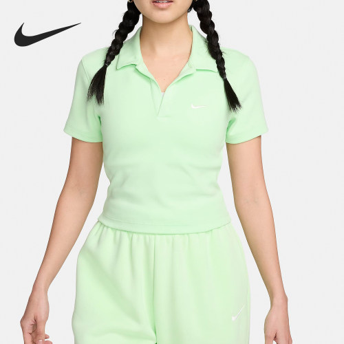 Nike/耐克正品Sportswear Essential女士翻领上衣DV7885-376