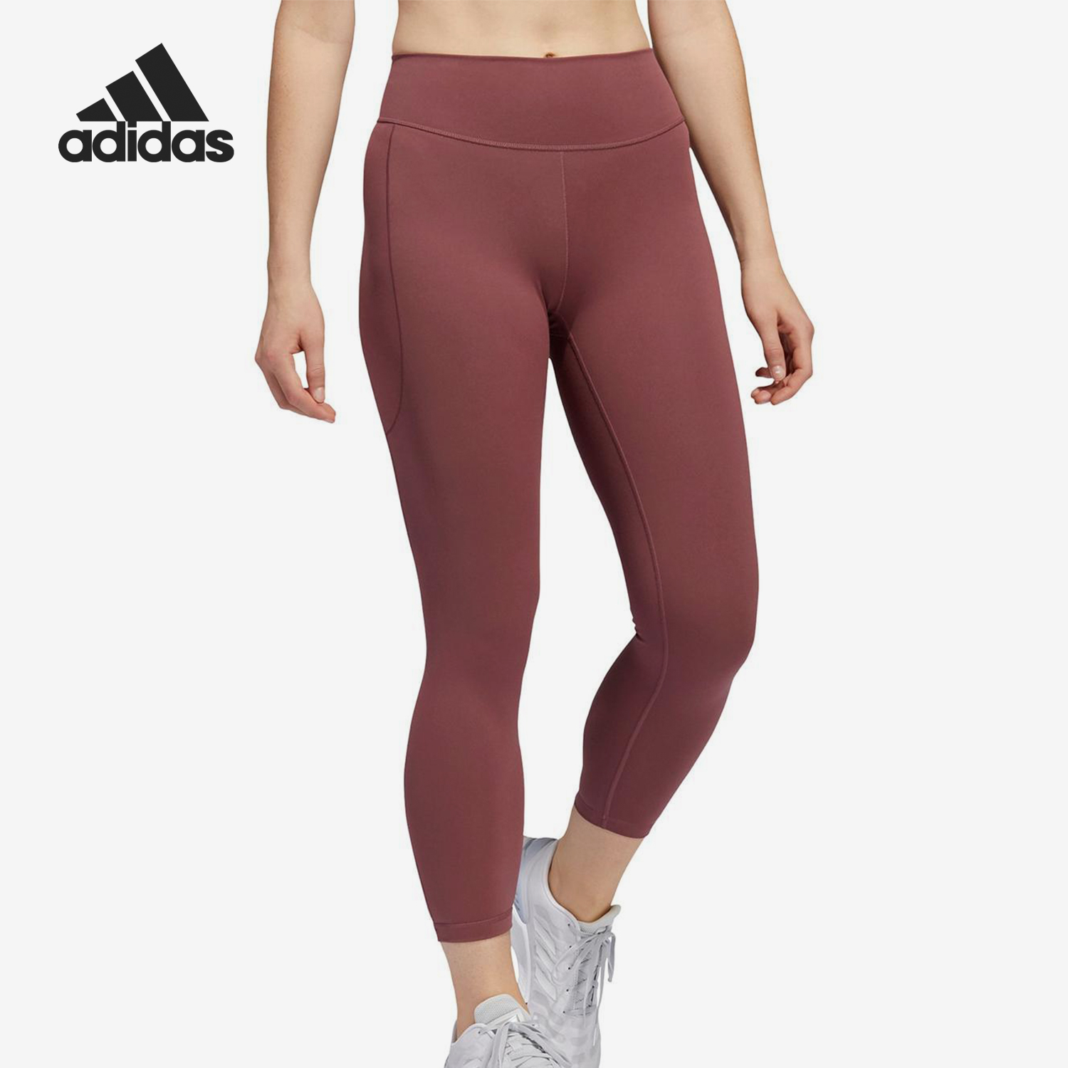 Adidas/阿迪达斯正品新款女士瑜伽高腰修身运动长裤HD4429