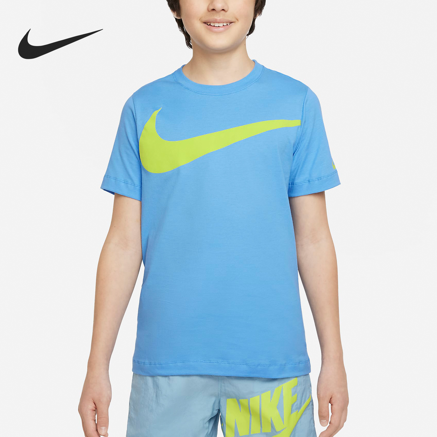 Nike/耐克正品Sportswear新款大童运动圆领短袖T恤DO1807-412