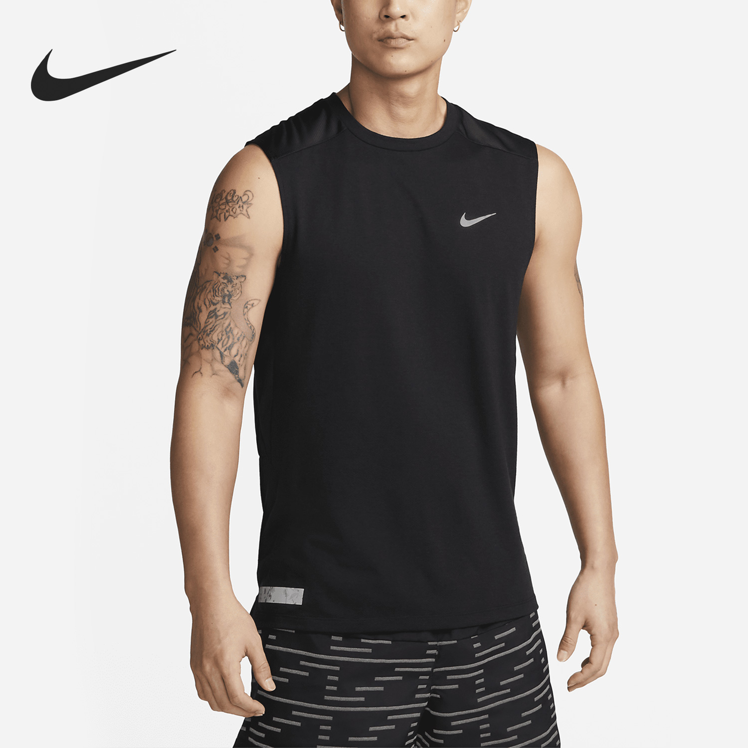 Nike/耐克正品夏季跑步训练透气T恤男子运动背心DX0852-010