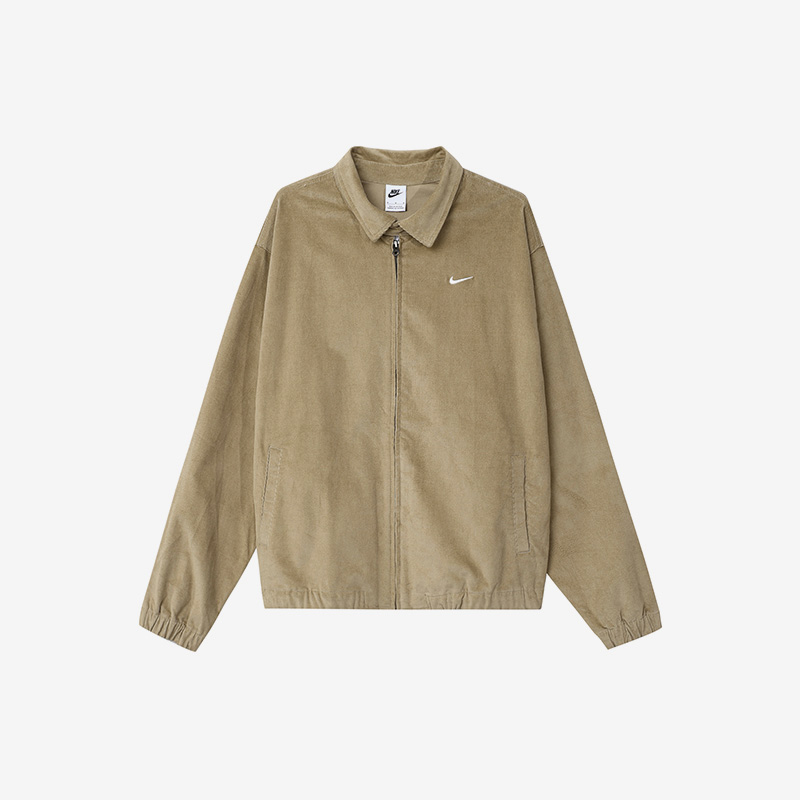 Nike/耐克正品男款灯芯绒翻领拉链长袖夹克外套DX9071-247