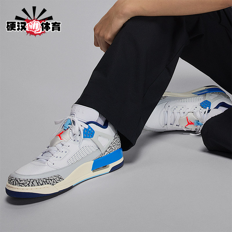 Nike/耐克正品JORDAN男士低帮气垫运动训练耐磨篮球鞋FQ1759-110