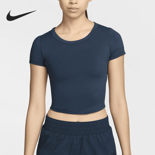 Nike/耐克正品One Fit女士圆领简约跑步短袖T恤FN2805-478