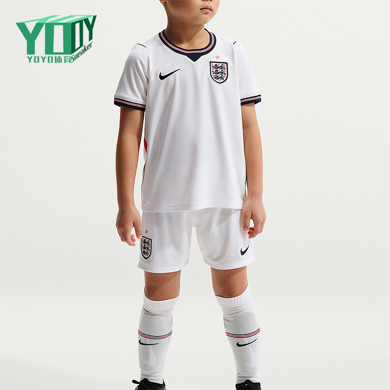 Nike/耐克正品Stadium大童三件式足球短袖经典短裤套装IB4553-100
