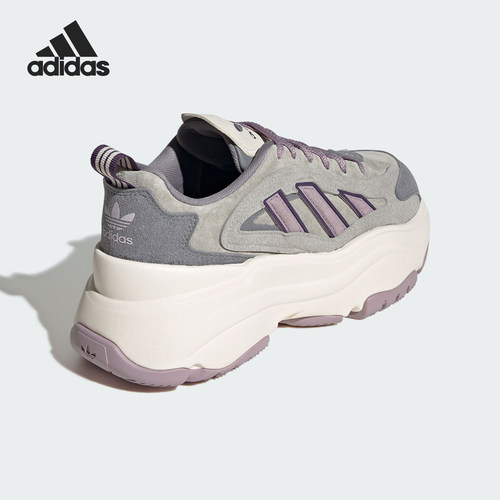 Adidas/阿迪达斯正品OZGAIA W女士经典厚底绑带老爹鞋JS1658