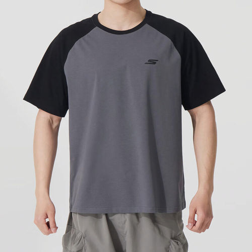 Skechers斯凯奇正品儿童款时尚运动系列短袖T恤P225U119-00Z8