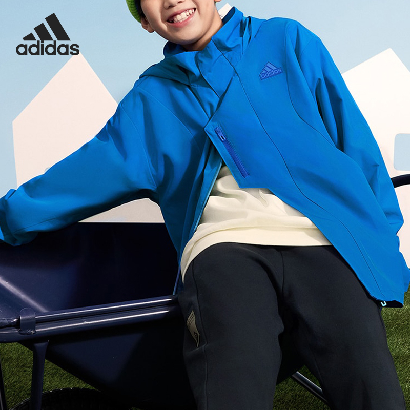 阿迪达斯儿童梭织外套夹克