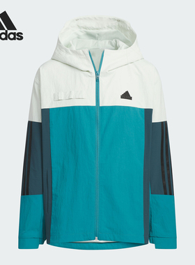 Adidas/阿迪达斯正品JK CE UB JKT大童休闲拼接外套JC6912