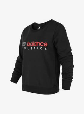 New Balance/NB正品新款女子户外休闲运动卫衣套头衫AWT01559-BK