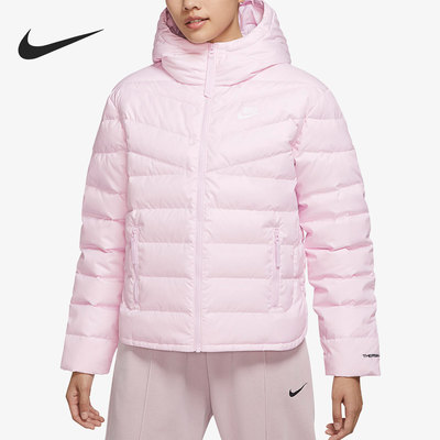 Nike/耐克正品女子连帽梭织舒适休闲运动羽绒服 DH4074-695