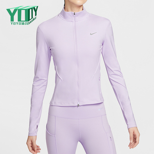 立领跑步训练耐穿印花外套IB1999 2025女士修身 511 耐克正品 Nike