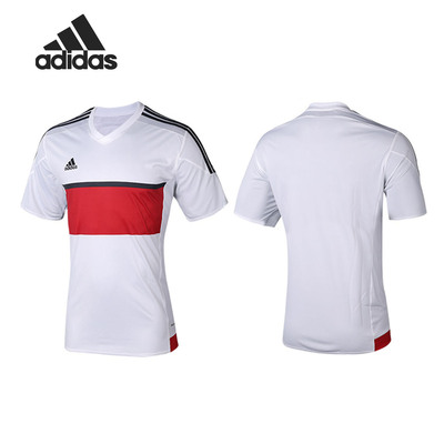 Adidas/阿迪达斯正品男子球衣运动训练足球短袖T恤队服AO1655