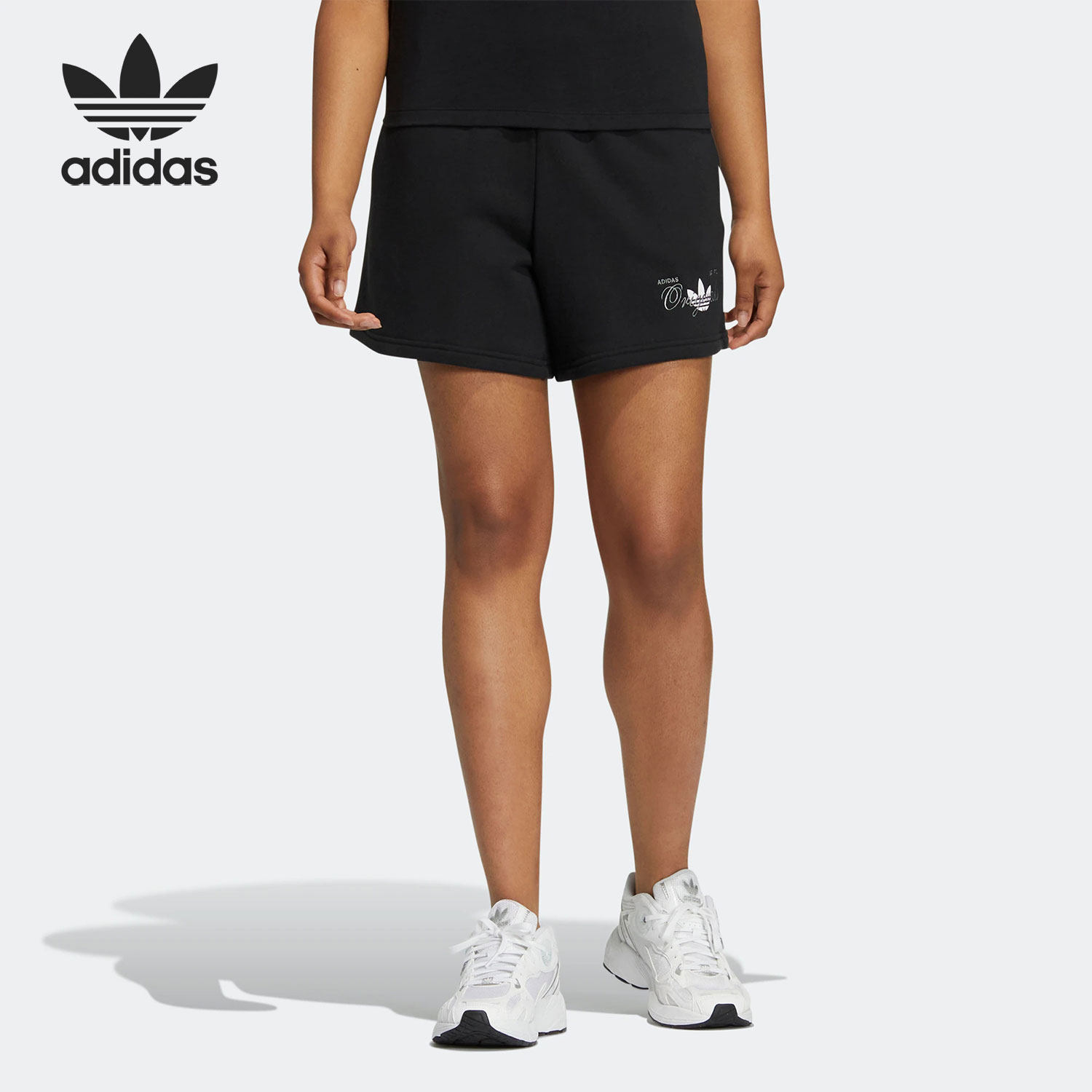 Adidas/阿迪达斯正品当季新款三叶草女子运动短裤 IA9070,运动服/休闲服装,运动中长裤／短裤,淘宝优惠券,粉丝福利购,淘宝优惠卷