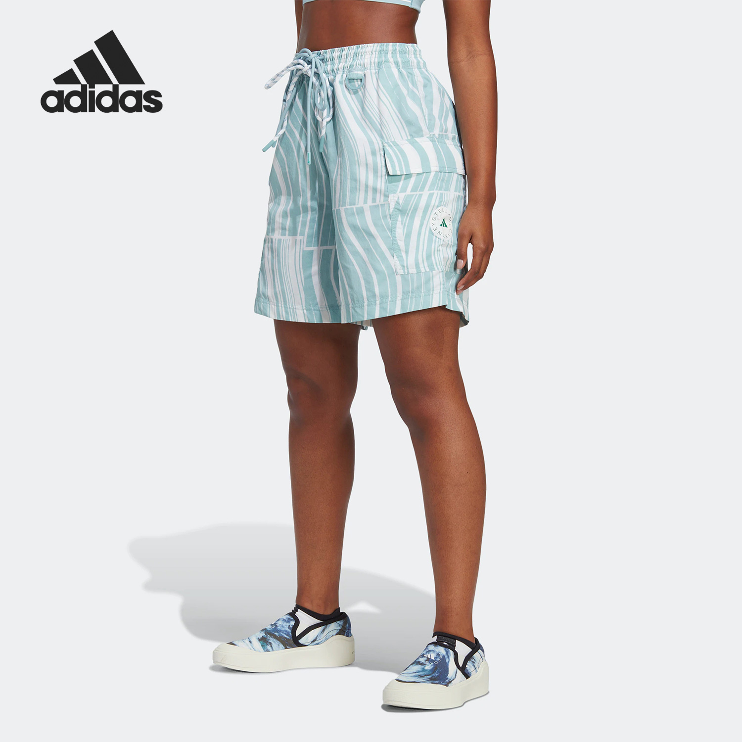 Adidas/阿迪达斯正品Stella McCartney女子运动短裤HT1120