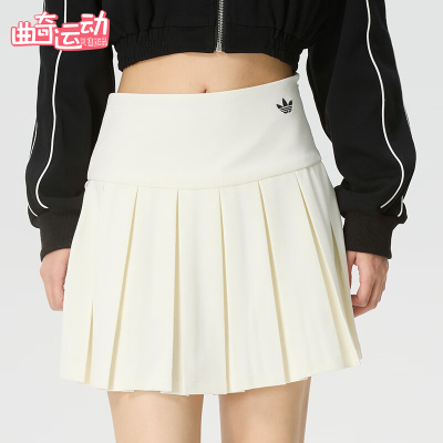 Adidas/阿迪达斯正品三叶草运动透气时尚休闲经典舒适短裙KG8258