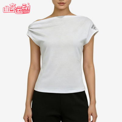 Adidas/阿迪达斯正品夏季女士时尚透气简约经典舒适短袖T恤LC8657