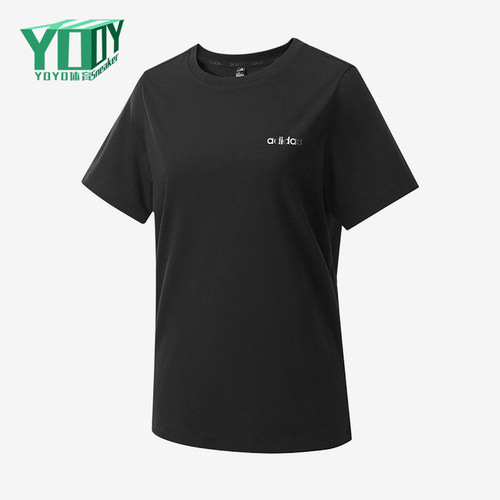 Adidas/阿迪达斯正品简约圆领套头T恤女休闲经典舒适短袖KQ5380