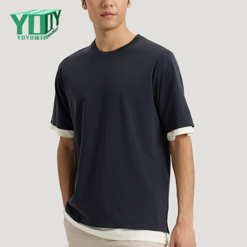 Adidas/阿迪达斯正品COTTON T-SHIRT男士简约日常短袖T恤KG0823