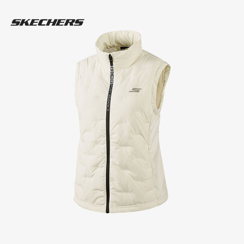 Skechers/斯凯奇女子正品运动羽绒马甲清仓特价P421W029-0074