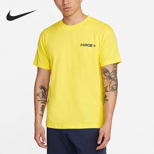 Nike/耐克正品夏季男子圆领运动休闲透气训练短袖DR7762-765
