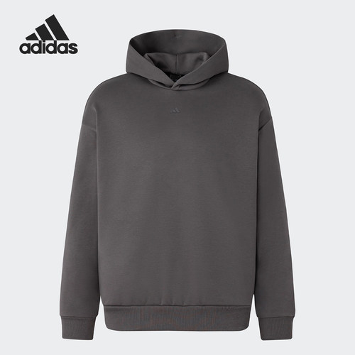 Adidas/阿迪达斯正品新款情侣篮球加绒宽松连帽卫衣IX1964