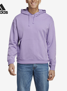 Adidas/阿迪达斯正品春季新款男子运动休闲连帽卫衣IC9764