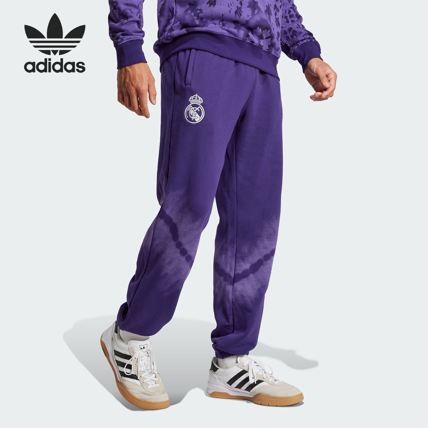 Adidas/阿迪达斯正品三叶草男士足球休闲文化时尚长裤JF2585