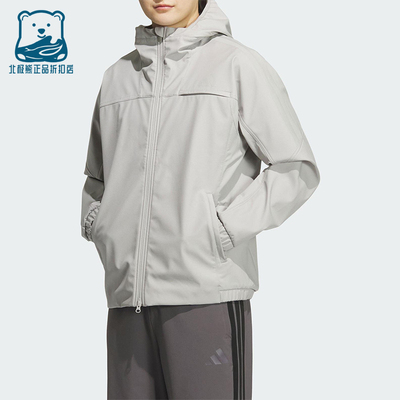 Adidas/阿迪达斯正品SL WARM JKT男士连帽运动休闲抓绒外套KG5179