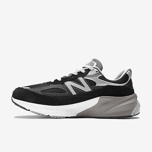 New Balance新百伦正品NB 990 V6男款透气中帮通勤跑步鞋M990BK6