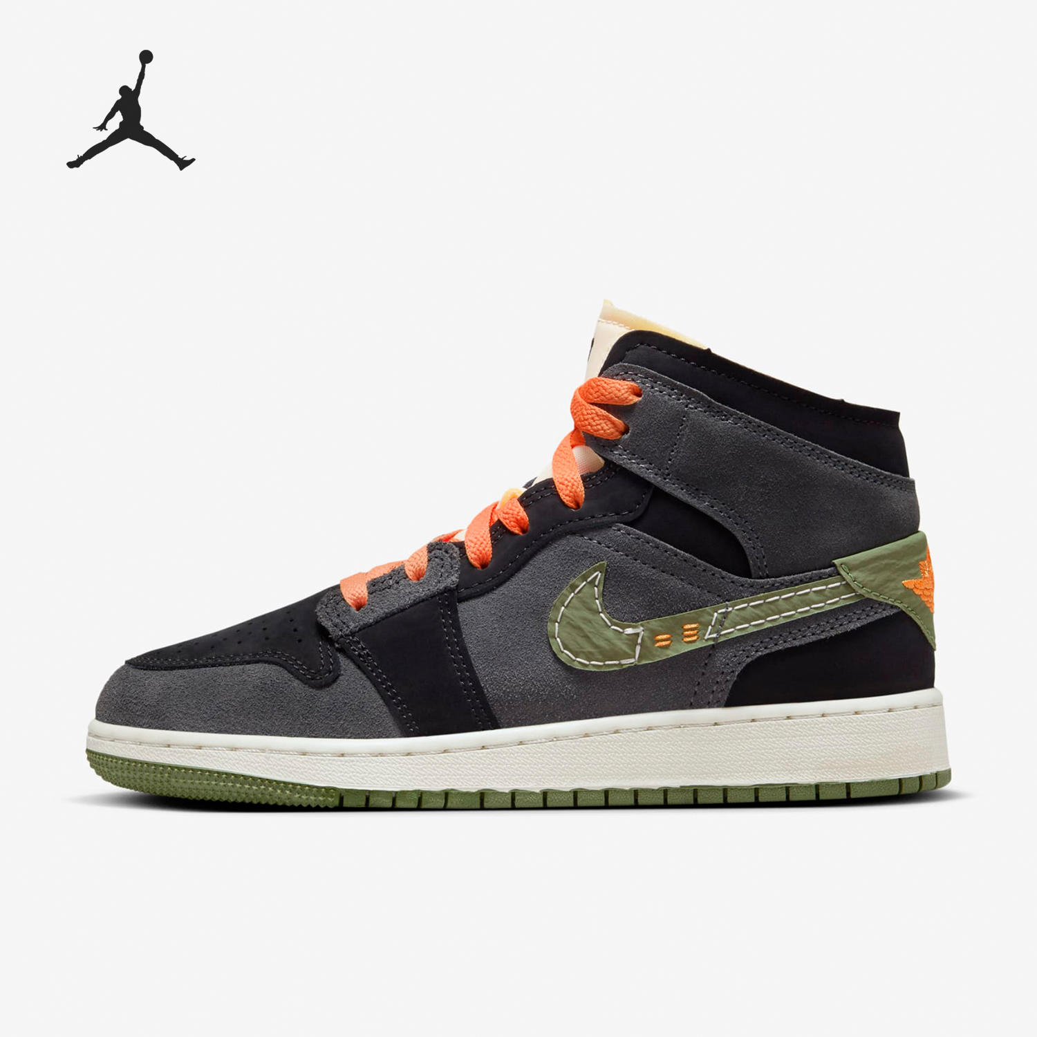 Nike/耐克正品JORDAN GS女子大童中帮圆头篮球鞋FD5847-003