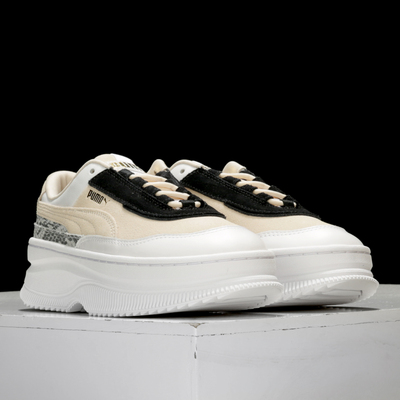 Puma/彪马正品春季新款Deva Reptile Wn's 厚底松糕板鞋371198