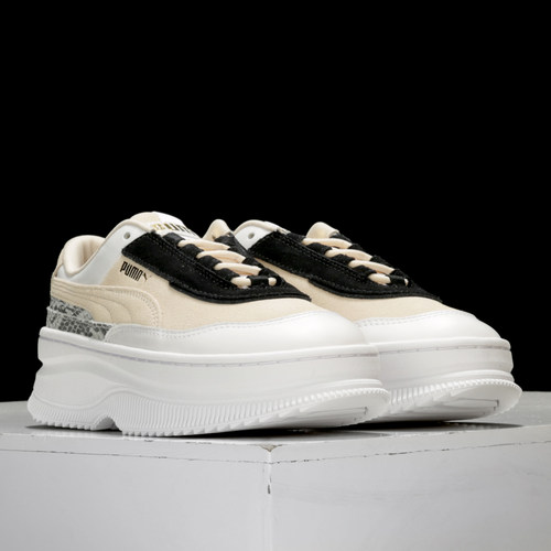 Puma/彪马正品春季新款Deva Reptile Wn's 厚底松糕板鞋371198