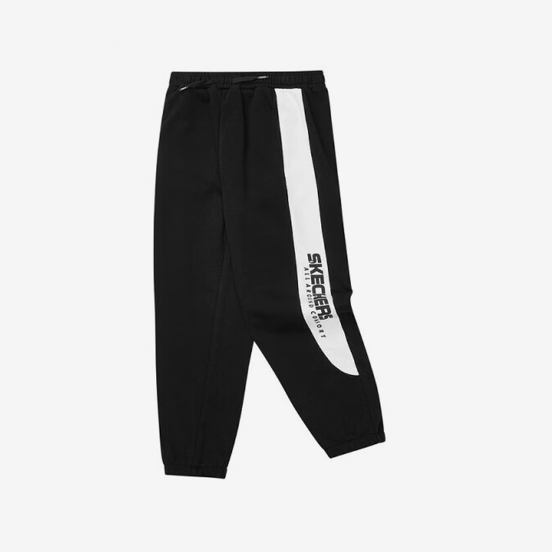 斯凯奇儿童运动拼接休闲长裤