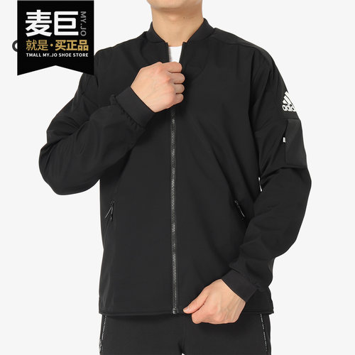 阿迪达斯运动型格夹克外套