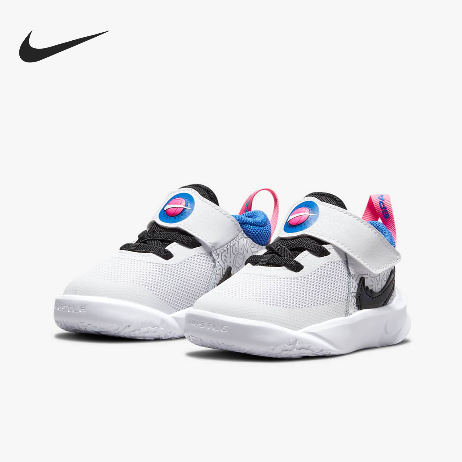 Nike/耐克正品Space Jam婴童轻便透气魔术贴运动鞋DH8054-100