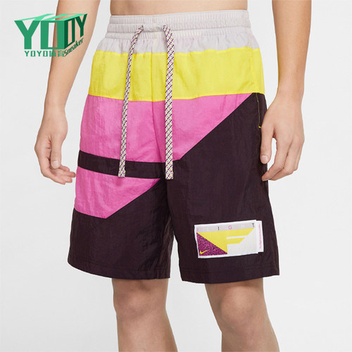 Nike/耐克正品FLIGHT男士系带松紧直筒运动经典短裤BV9413-660