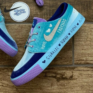 Nike/耐克正品男女圆头系带平跟耐磨同款低帮板鞋CV2365-400