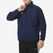 夹克24600406 409 运动男女款 复古拉链立领长袖 安德玛正品 新款